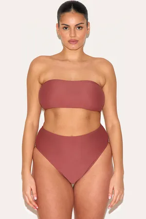 PRETTYLITTLETHING Plus Basic Bandeau Bikini Top