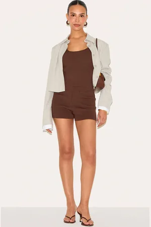 PRETTYLITTLETHING Petite Compact Knitted Mini Short