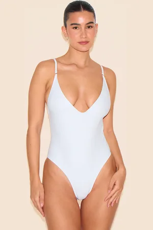PRETTYLITTLETHING Low Scoop Basic Swimsuit