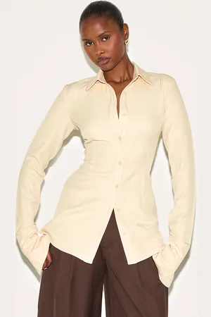 PRETTYLITTLETHING Woven Fitted Shirt