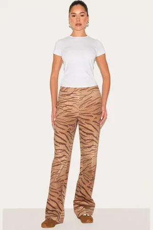 PRETTYLITTLETHING Tiger Printed Pants