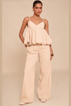 PRETTYLITTLETHING Wide Leg Drawstring Pants
