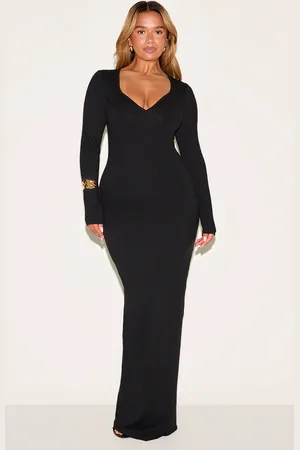 PRETTYLITTLETHING Shape Sculpt Sweetheart Neck Maxi Dress