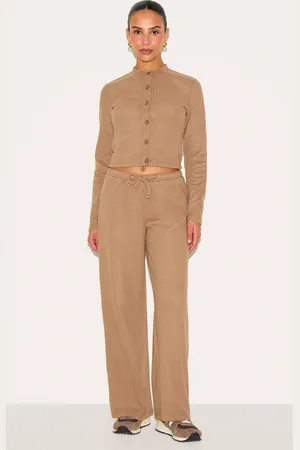 PRETTYLITTLETHING Petite Super Soft Drawstring Wide Leg Pants