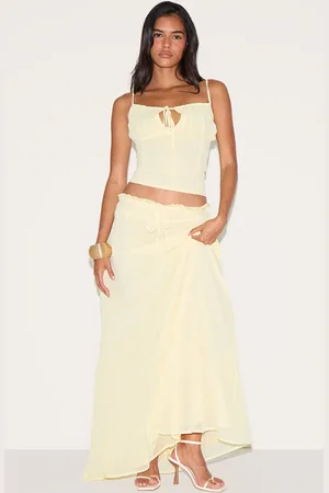 PRETTYLITTLETHING Chiffon Floaty Maxi Skirt