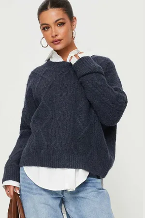Princess Polly Canlish Cable Knit Sweater