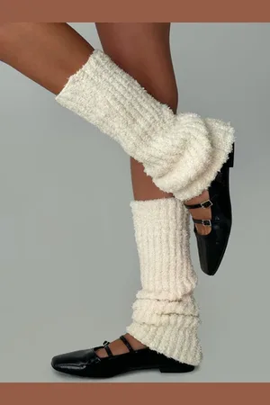Princess Polly Queensway Boucle Legwarmers