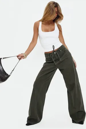 Princess Polly Bruiser Tie Waist Jeans
