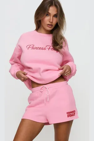 Princess Polly Princess Polly Sweat Short Bubble Text