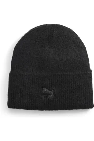 PUMA LUXE SPORT Beanie Hat in Black, Size Adult