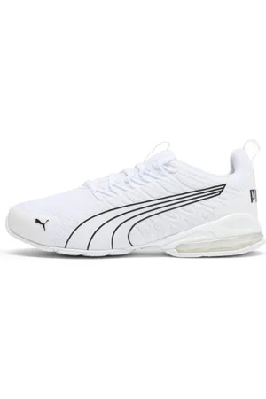 PUMA Voltaic Evo Running Shoes in White/Black, Size 7.5
