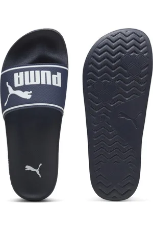 PUMA Leadcat 2.0 Slides in Peacoat/White, Size 4