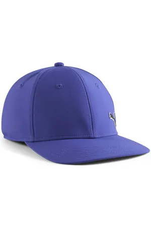 PUMA Sonic Stretch Fit Baseball Hat in Blue, Size S/M