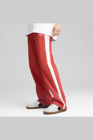 PUMA T7 ALWAYS ON Straight Track Pants Women in Red, Size M