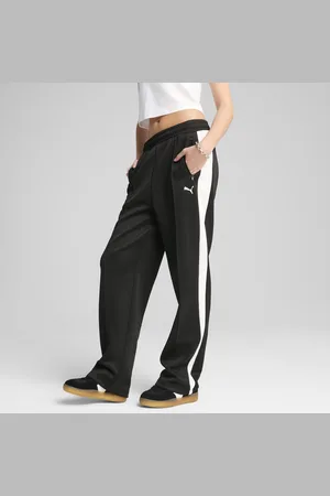 PUMA T7 ALWAYS ON Straight Track Pants Women in Black, Size XL