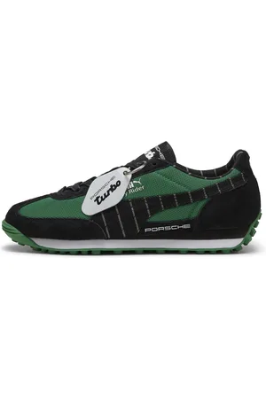 PUMA Porsche Legacy Easy Rider Pinstripe Sneakers in Green, Size 12
