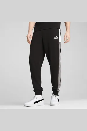 PUMA Essentials Block Sweatpants Men in Black, Size S