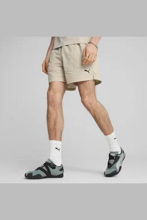 PUMA TECH Relaxed Shorts 6" Men in Beige, Size M