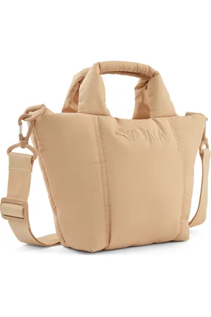 PUMA Puffer Mini Tote Bag in Beige