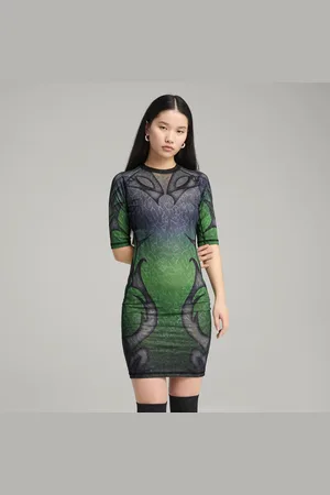 PUMA X ARIES Dress Women in Green, Size XL