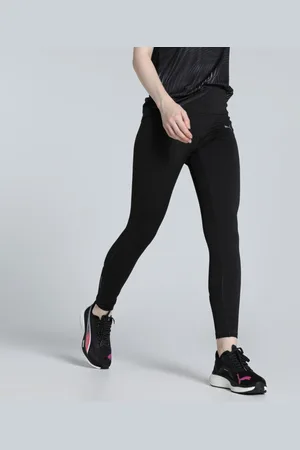PUMA RUN Microfleece Tights Women in Black, Size S