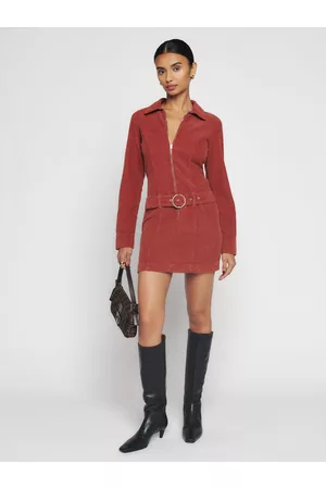 Reformation Women Corduroy Dresses - Nini Corduroy Dress