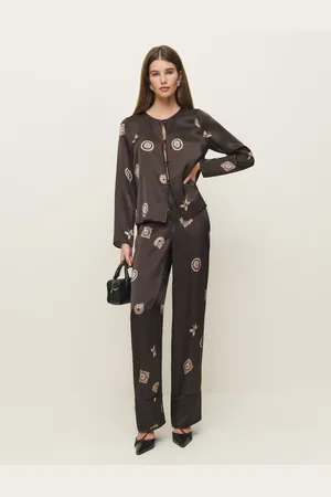 Reformation Eloise Silk Two Piece