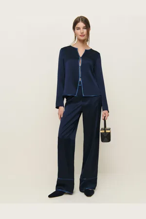 Reformation Eloise Silk Two Piece