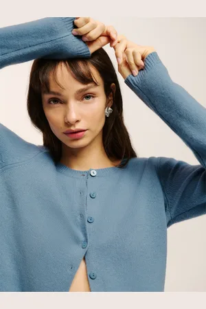 Reformation Clara Cashmere Crew Cardigan