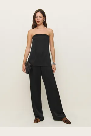 Reformation Alleia Satin Two Piece
