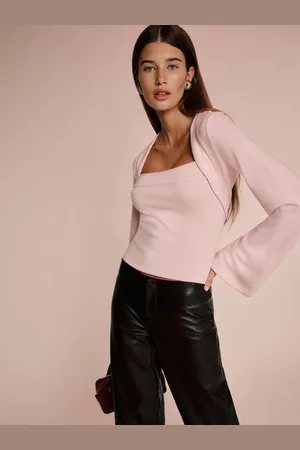 Reformation Chloe Knit Shrug Set