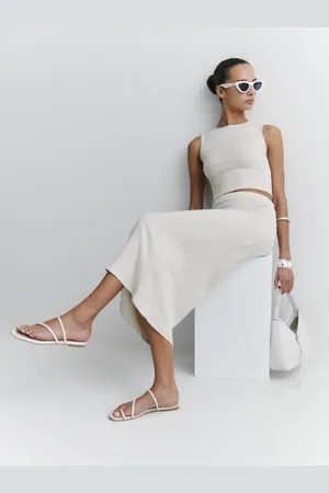 Reformation Ludo Toe Ring Strappy Flat Sandal