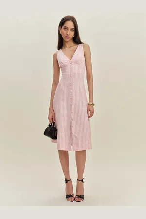 Reformation Sebastien Linen Dress