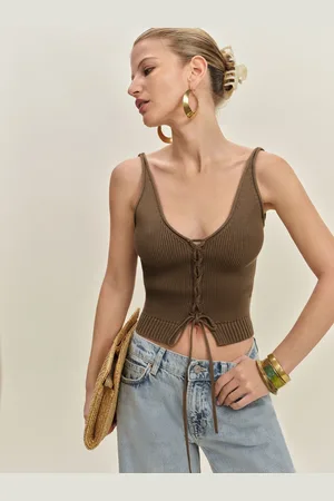 Reformation Natasha Cotton Sweater Tank
