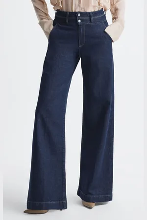 Blue Double-waistband wide-leg jeans, Dolce & Gabbana