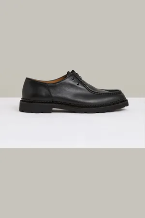 Reiss Hatton - Leather Moccasin-toe Lace-up Shoes, US 8 (UK 7)