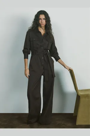 Reiss Anais - Wide Leg Utility Jumpsuit, US 0