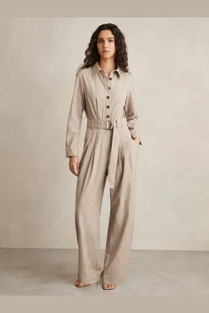 Reiss Abigail - Tailored Wide Leg Jumpsuit, US 0
