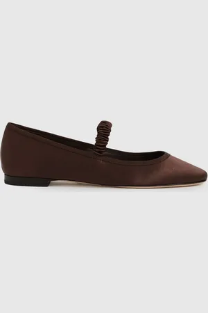 Paige Satin Ballerina Shoes