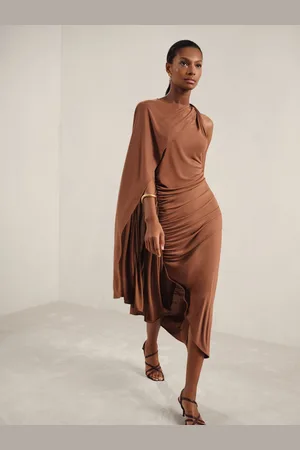 Reiss Kyra - Cape Sleeve Jersey Dress, US 0