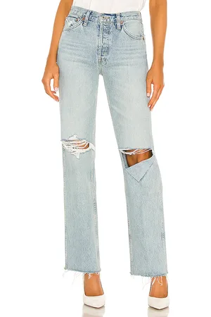 RE/DONE Originals 90s High Rise Loose in Denim-Light. - size 23 (also in 24, 25, 26, 27, 28, 30, 31, 32)