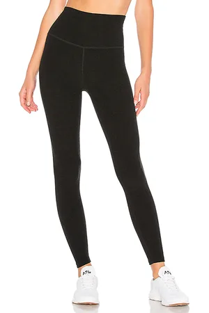 Beyond Yoga Spacedye High Waisted Midi Legging in Black. - size L (also in M, S, XL, XS)