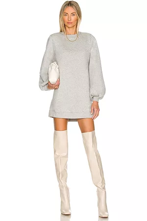 Lovers And Friends Women Sweater Dresses - Jessa Sweatshirt Dress in Grey.