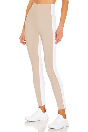 Beach Riot Colorblock Legging in Taupe. - size L (also in M, S, XL)