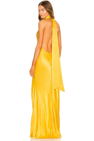 Sau Lee Penelope Gown in Yellow. - size 10 (also in 14, 2, 4, 6, 8)