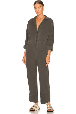 NSF Women Long Sleeve Suits - Carlyle Boiler Suit in Charcoal.