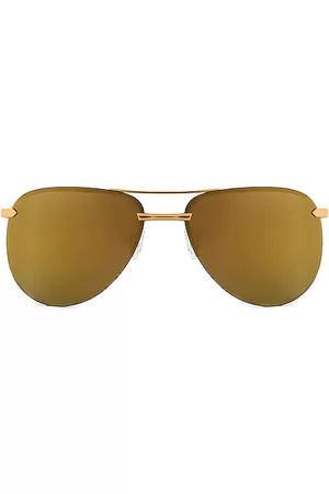 DUNDAS x REVOLVE Women Sunglasses - Cool Shades in Metallic Gold.