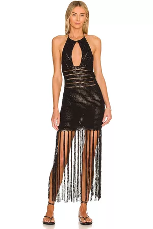 House of Harlow Women Party Dresses - X REVOLVE Ariana Crochet Mini With Fringe in .