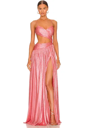 Retrofete Aglaia Dress in Coral. - size L (also in XL, XXL)