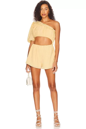 Lovers And Friends Women T-Shirts - Tommy Romper in Yellow.